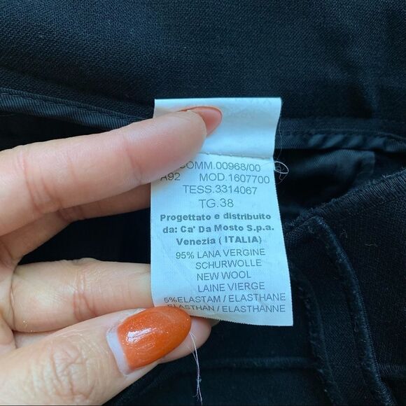 NWOT SEVENTY Wool Black Trouser - Picture 5 of 11